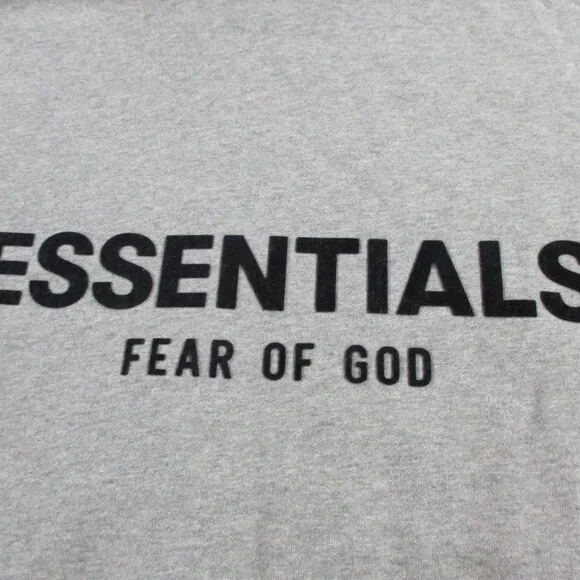 Fear of God Essentials Hoodie Adult XL Dark Oatmeal Heather Fleece  Sweatshirt - Picture 8 of 12